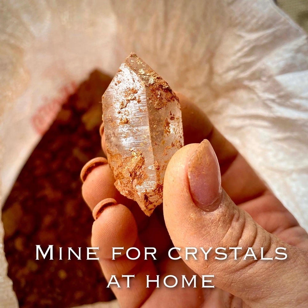 Mine your own Arkansas crystals. 1 pound